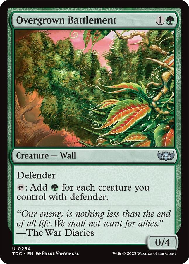 Image for Overgrown Battlement (264) - Magic: The Gathering