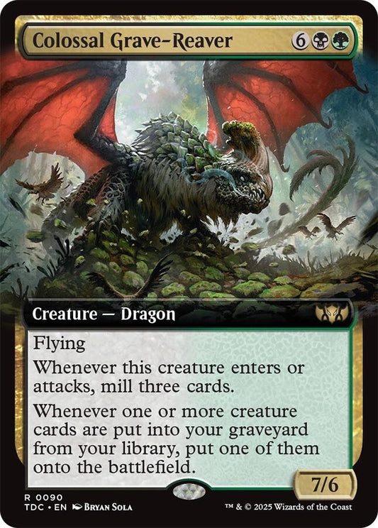 Image for Colossal Grave-Reaver (Extended Art) (90) - Magic: The Gathering