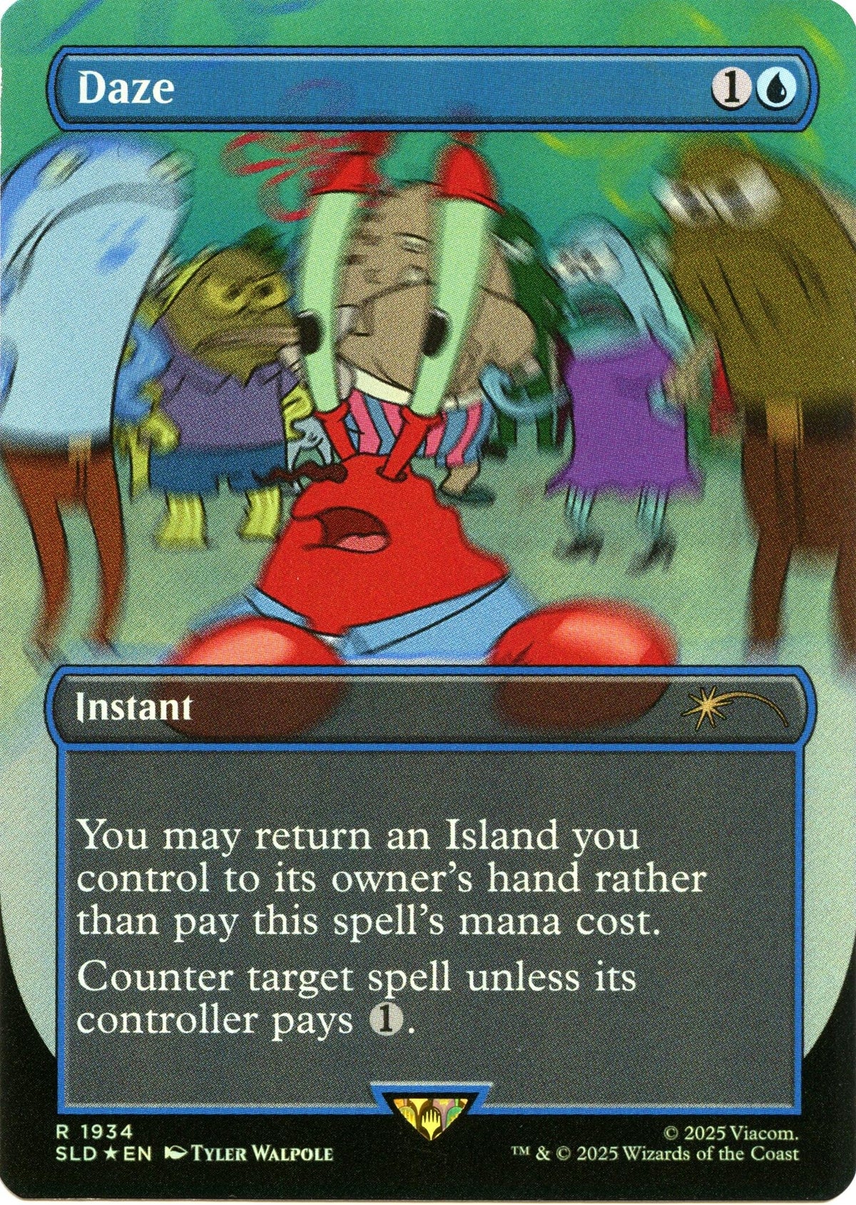 Image for Daze (Rainbow Foil) (1934) - Magic: The Gathering