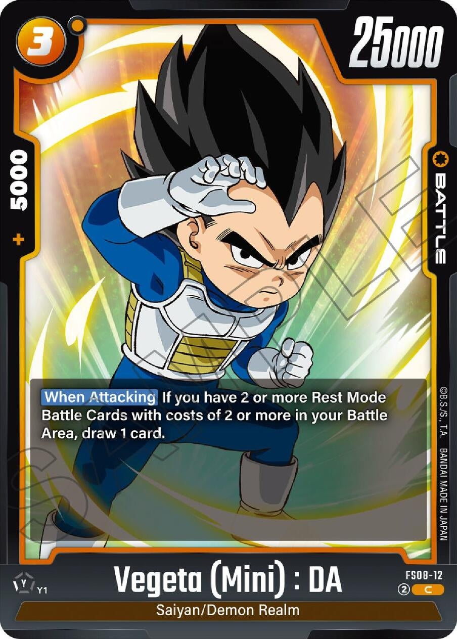 Image for Vegeta (Mini) : DA - FS08-12 (FS08-12) (FS08) - Dragon Ball Super: Fusion World