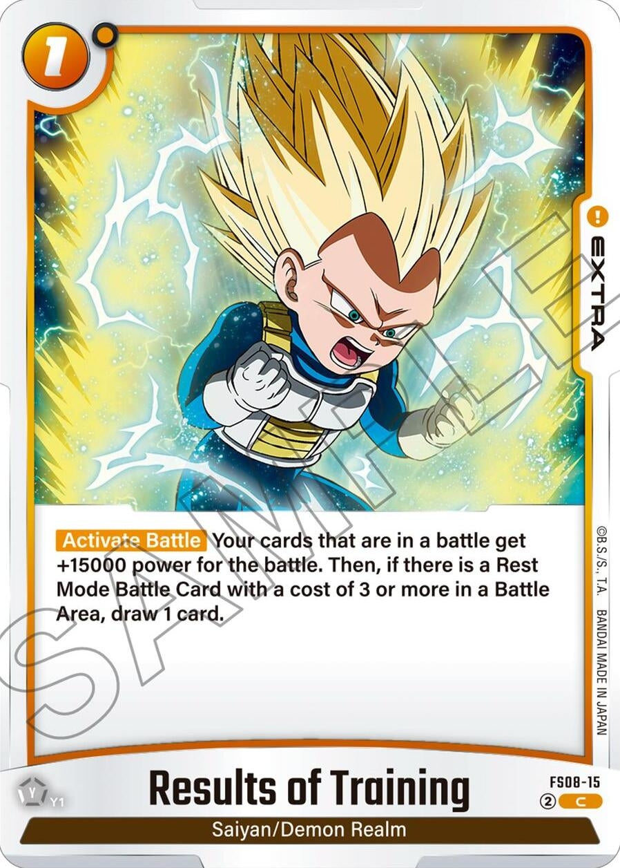 Image for Results of Training (FS08-15) (FS08) - Dragon Ball Super: Fusion World