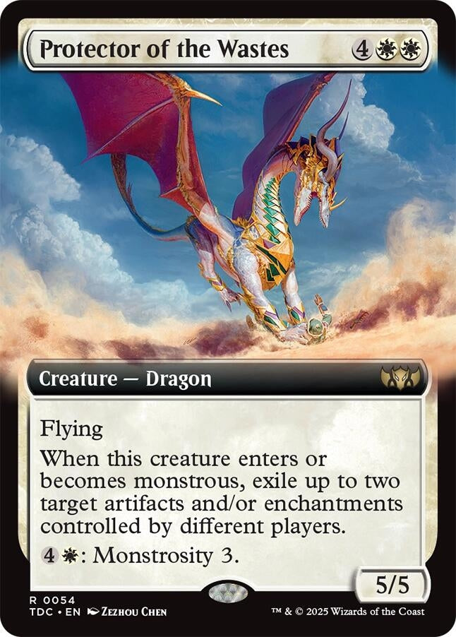 Image for Protector of the Wastes (Extended Art) (54) - Magic: The Gathering