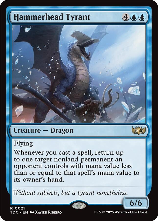 Image for Hammerhead Tyrant (21) - Magic: The Gathering
