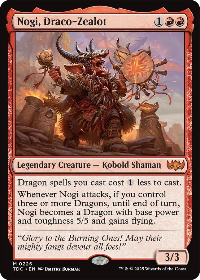 Image for Nogi, Draco-Zealot (226) - Magic: The Gathering