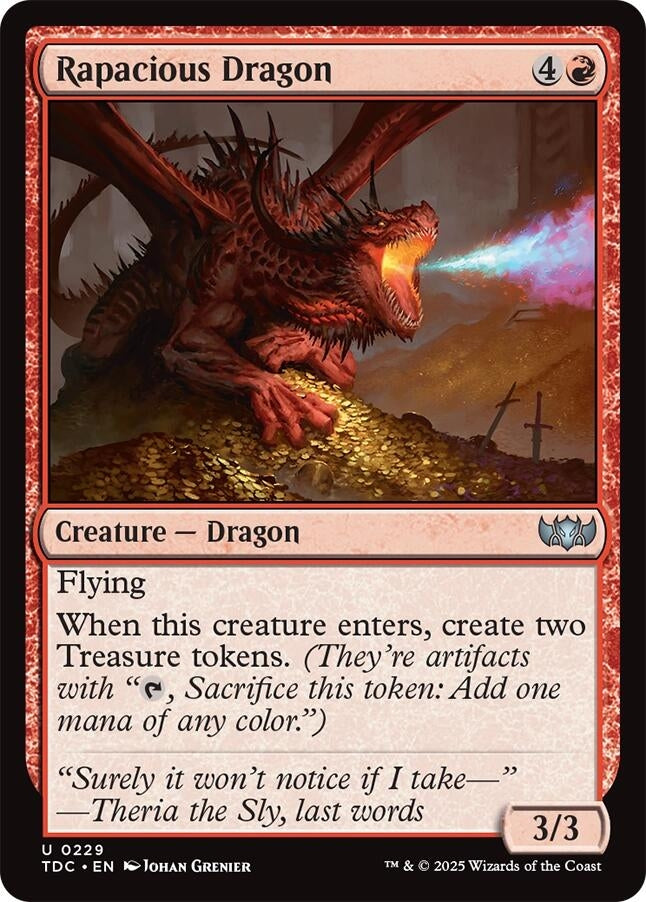 Image for Rapacious Dragon (229) - Magic: The Gathering