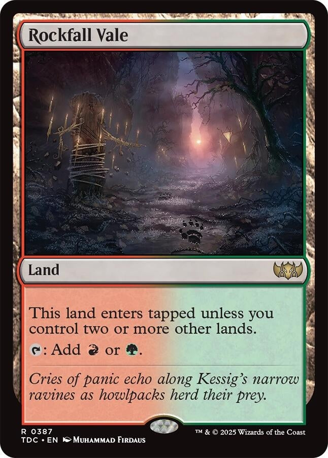 Image for Rockfall Vale (387) - Magic: The Gathering