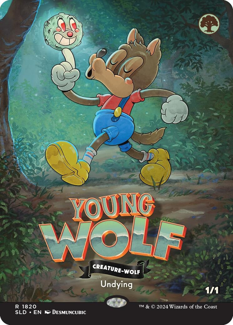 Image for Young Wolf (1820) - Magic: The Gathering