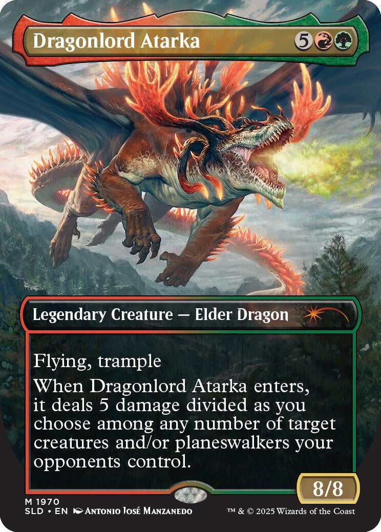 Image for Dragonlord Atarka (1970) - Magic: The Gathering
