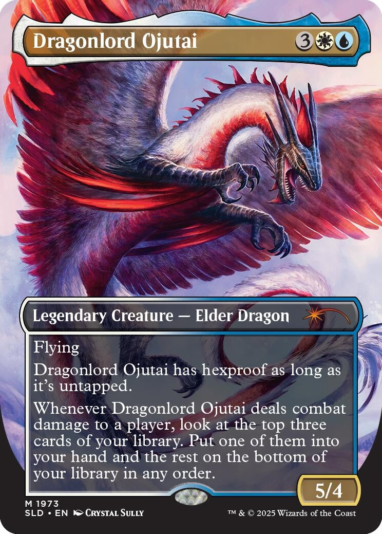 Image for Dragonlord Ojutai (1973) - Magic: The Gathering