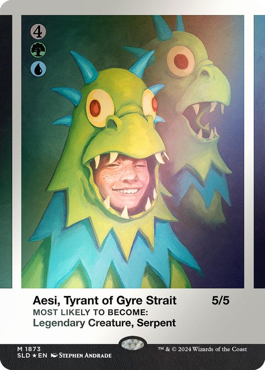 Aesi, Tyrant of Gyre Strait (Rainbow Foil) (1873) (Secret Lair Drop Series)