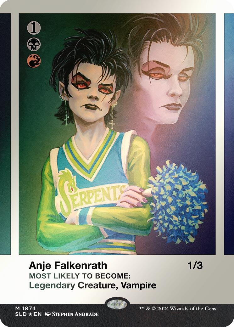 Anje Falkenrath (Rainbow Foil) (1874) (Secret Lair Drop Series)