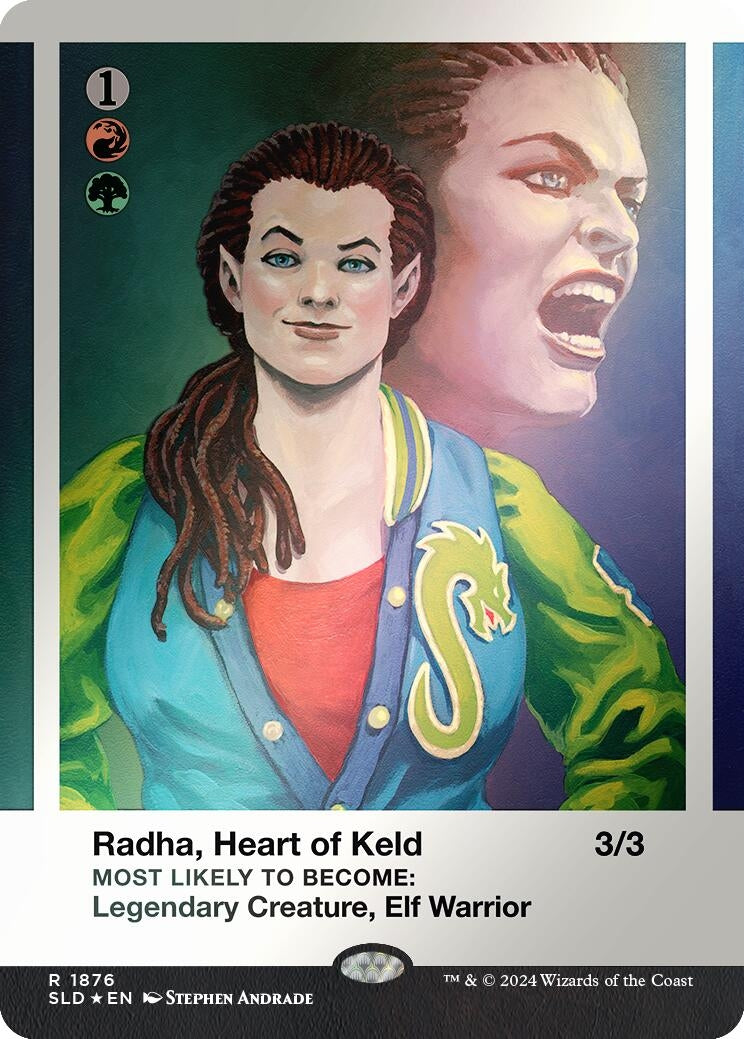 Image for Radha, Heart of Keld (Rainbow Foil) (1876) - Magic: The Gathering
