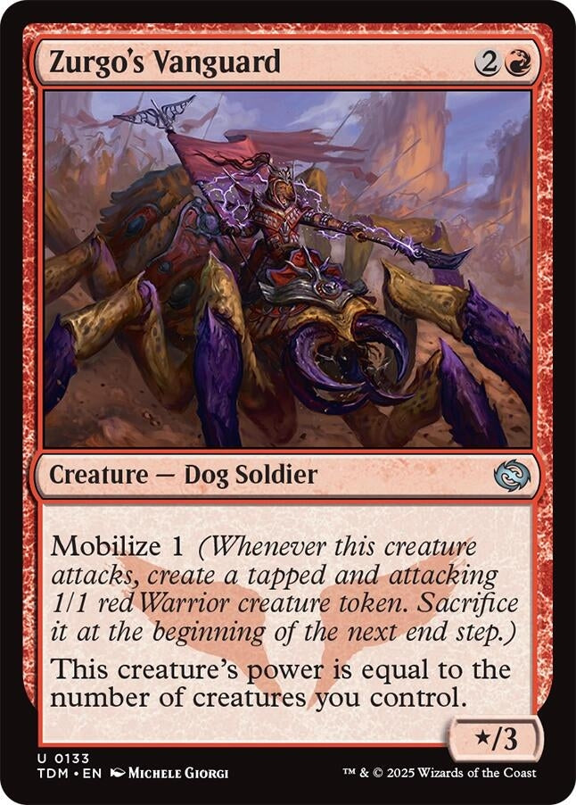 Image for Zurgo's Vanguard (133) - Magic: The Gathering
