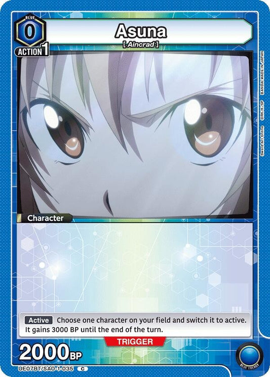 Asuna (035) (Box Topper Foil) (UE07BT/SAO-1-035) (UE07BT)