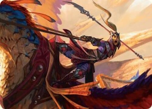 Image for Dragonback Lancer Art Card (3/54) (3) - Magic: The Gathering
