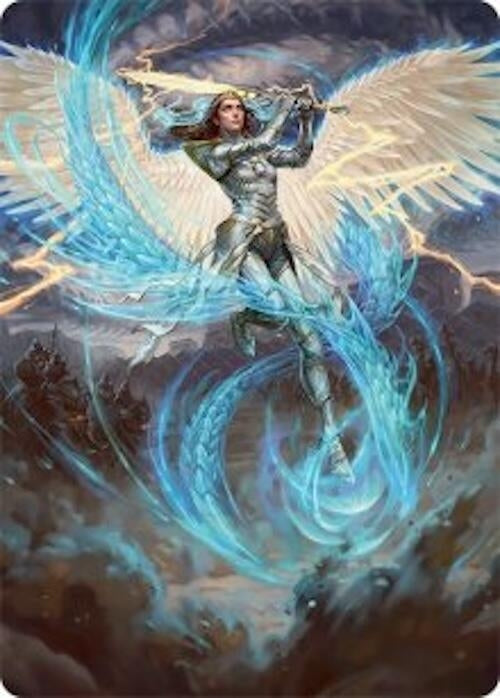 Image for Elspeth, Storm Slayer Art Card (49/54) (49) - Magic: The Gathering