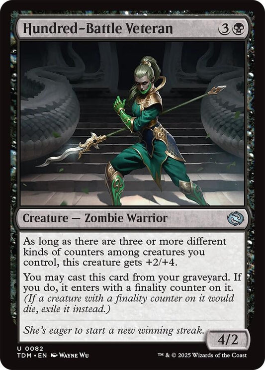 Image for Hundred-Battle Veteran (82) (TDM) - Magic: The Gathering