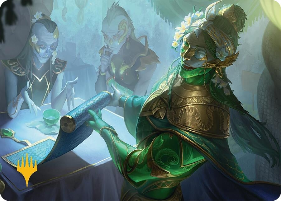 Image for Sibsig Appraiser Art Card (8/54) (Gold-Stamped Planeswalker Symbol) (8) - Magic: The Gathering