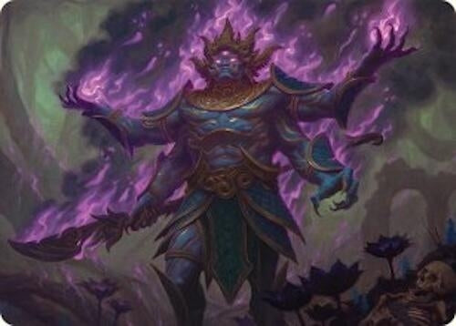Image for Rot-Curse Rakshasa Art Card (13/54) (13) - Magic: The Gathering
