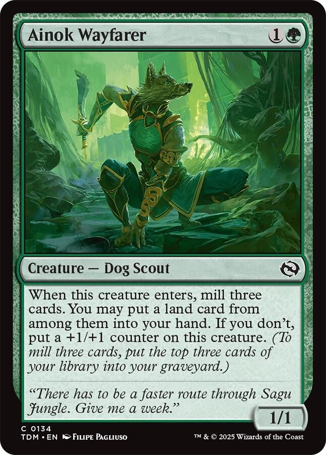 Image for Ainok Wayfarer (134) (TDM) - Magic: The Gathering