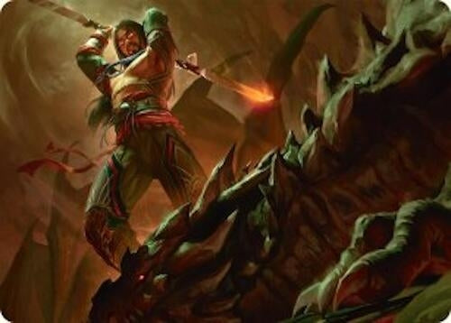Image for Sarkhan's Resolve Art Card (18/54) (18) - Magic: The Gathering