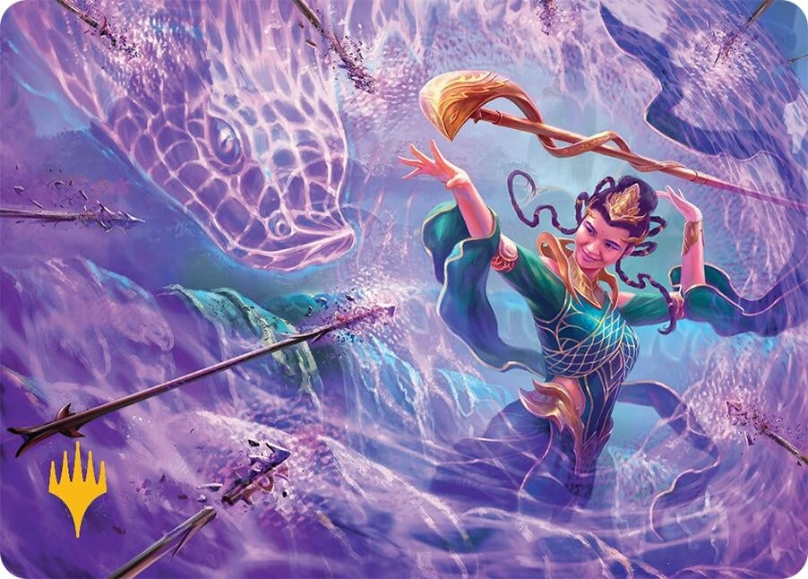 Image for Snakeskin Veil Art Card (19/54) (Gold-Stamped Planeswalker Symbol) (19) - Magic: The Gathering
