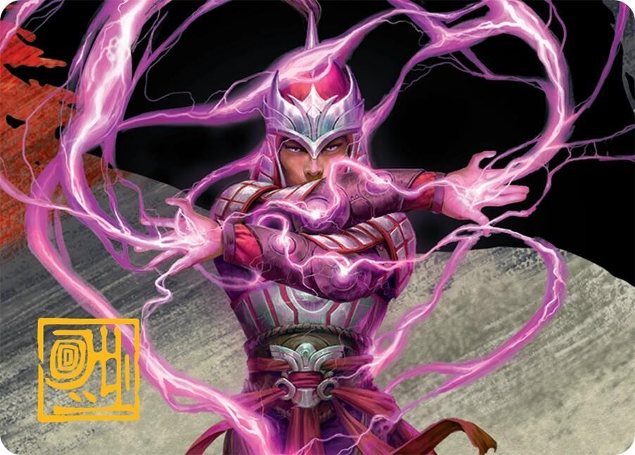 All-Out Assault Art Card (43/54) (Gold-Stamped Signature) (43) (Art Series: Tarkir: Dragonstorm)
