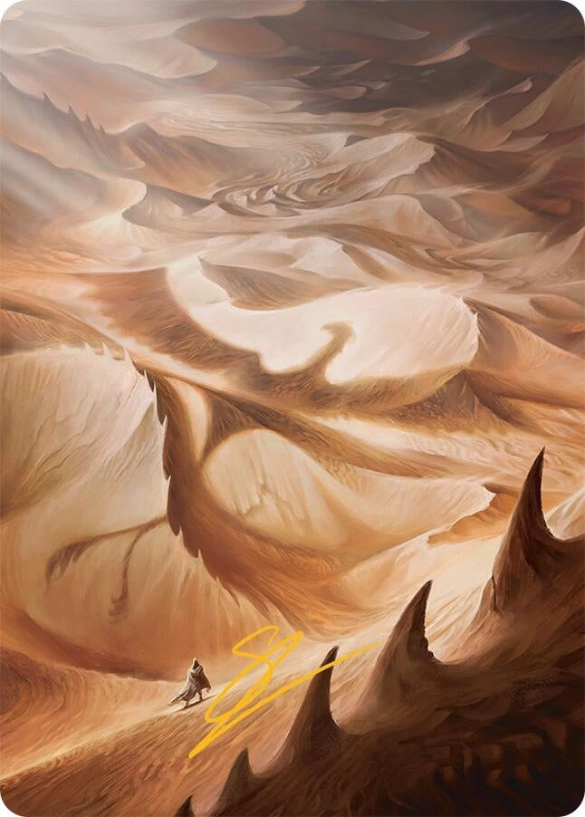 Image for Plains Art Card (30/54) (Gold-Stamped Signature) (30) - Magic: The Gathering
