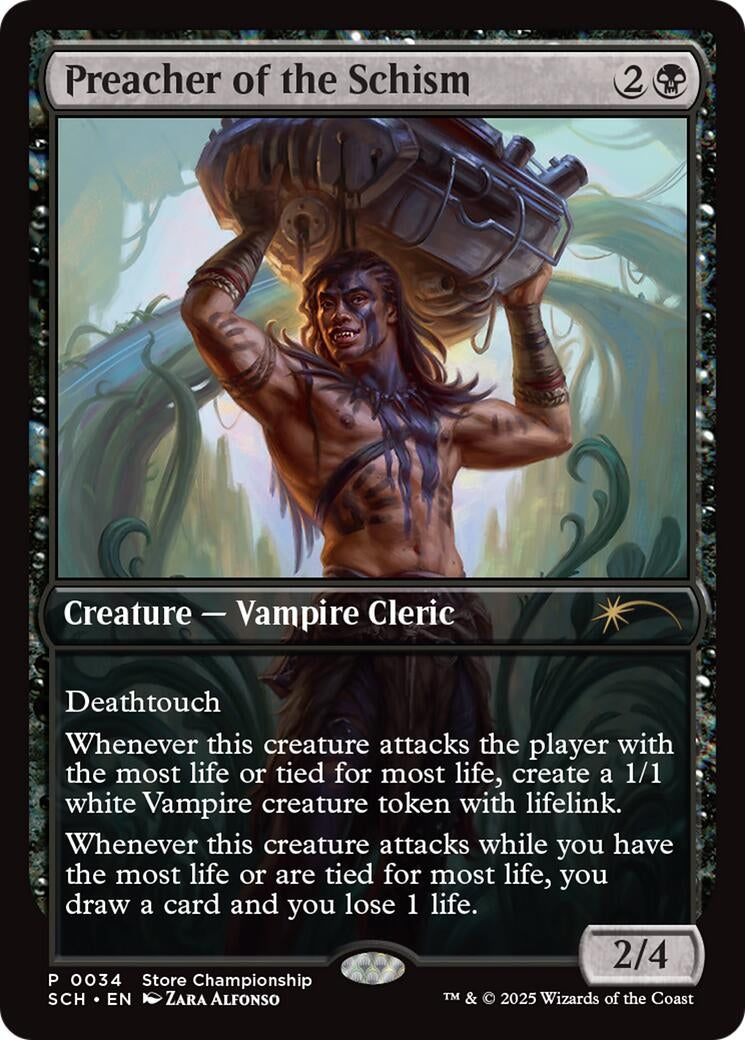 Image for Preacher of the Schism (34) - Magic: The Gathering