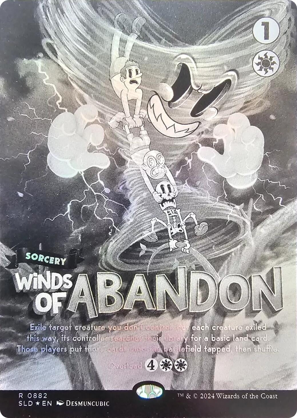 Image for Winds of Abandon (Black & White Foil) (882) - Magic: The Gathering