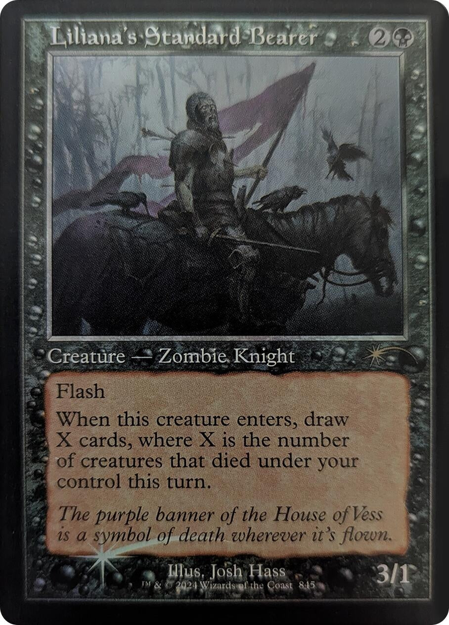 Image for Liliana's Standard Bearer (Retro Frame) (845) - Magic: The Gathering