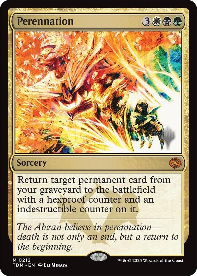 Image for Perennation (212) (Promo Pack: Tarkir: Dragonstorm) - Magic: The Gathering