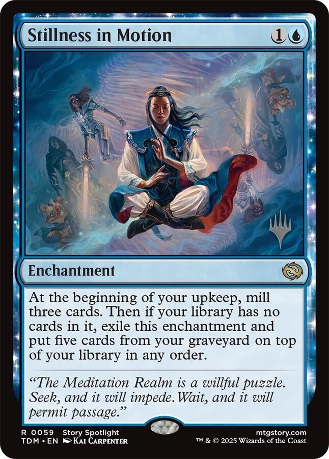 Image for Stillness in Motion (59) (Promo Pack: Tarkir: Dragonstorm) - Magic: The Gathering