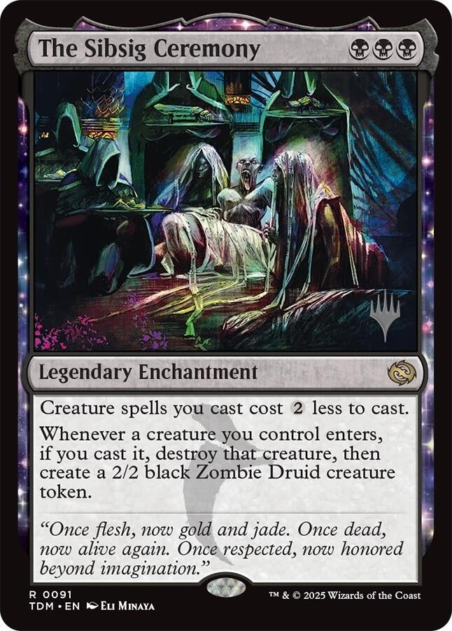 Image for The Sibsig Ceremony (91) (Promo Pack: Tarkir: Dragonstorm) - Magic: The Gathering