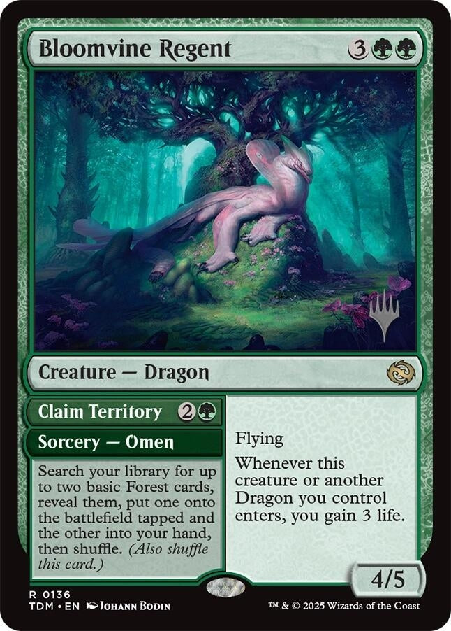 Image for Bloomvine Regent (136) (Promo Pack: Tarkir: Dragonstorm) - Magic: The Gathering
