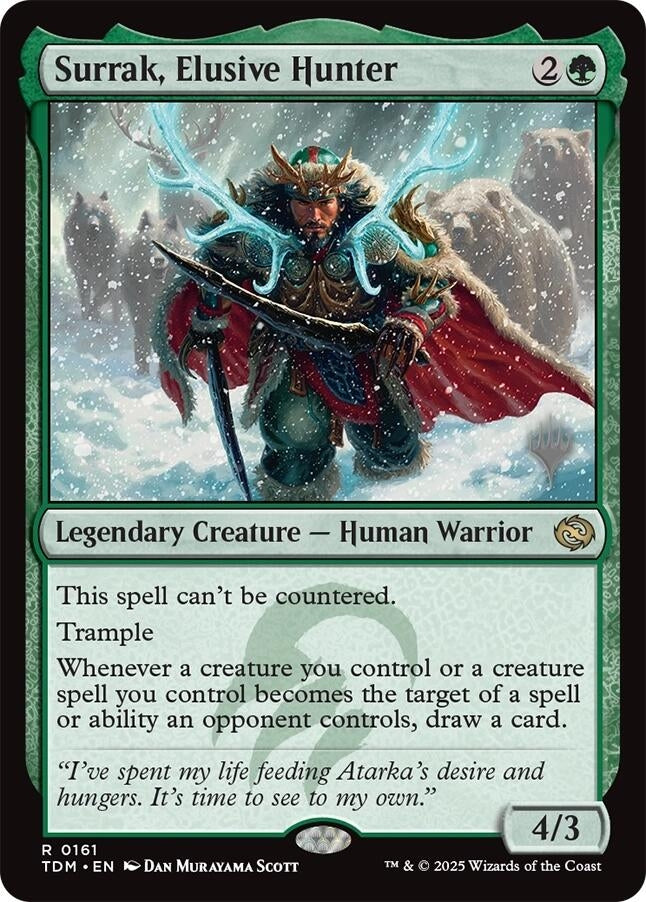 Image for Surrak, Elusive Hunter (161) (Promo Pack: Tarkir: Dragonstorm) - Magic: The Gathering
