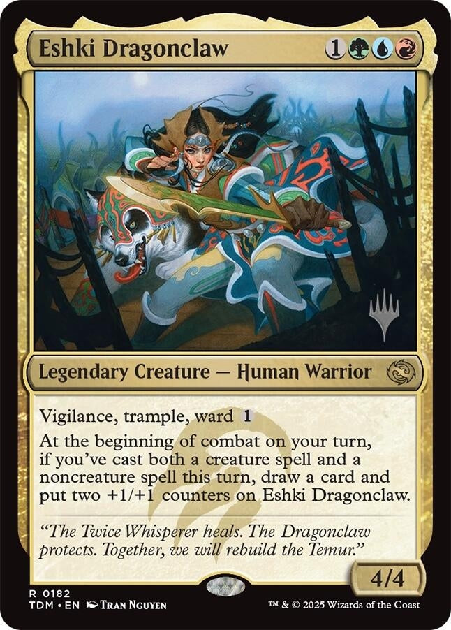 Image for Eshki Dragonclaw (182) (Promo Pack: Tarkir: Dragonstorm) - Magic: The Gathering