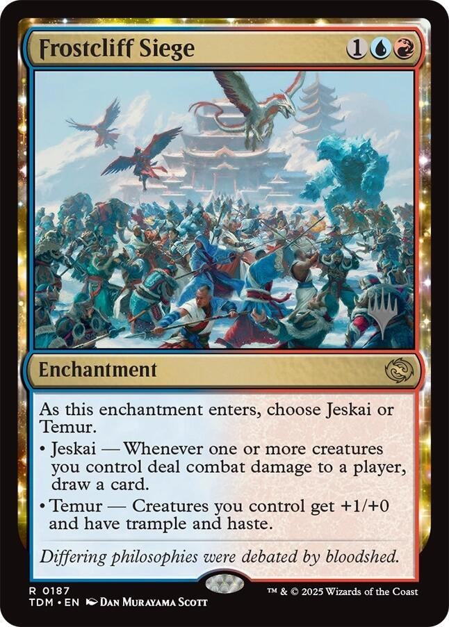Image for Frostcliff Siege (187) (Promo Pack: Tarkir: Dragonstorm) - Magic: The Gathering