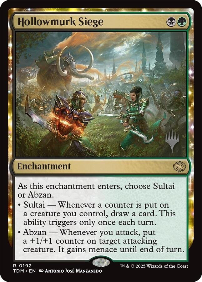 Image for Hollowmurk Siege (192) (Promo Pack: Tarkir: Dragonstorm) - Magic: The Gathering