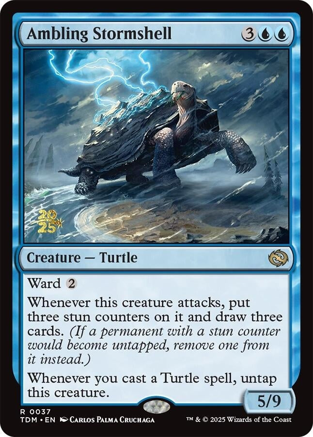 Ambling Stormshell (37) (Prerelease Cards)