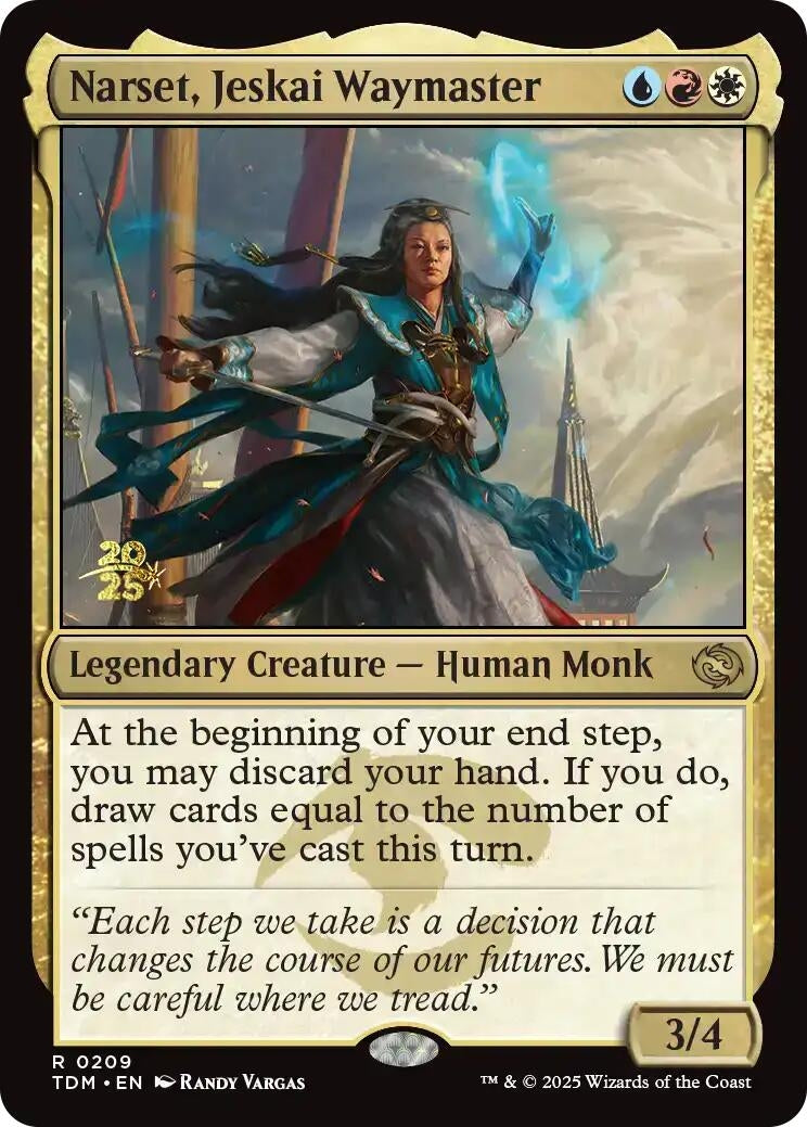 Image for Narset, Jeskai Waymaster (209) - Magic: The Gathering