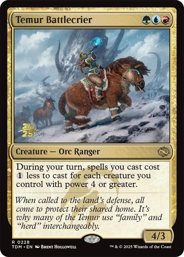 Image for Temur Battlecrier (228) - Magic: The Gathering