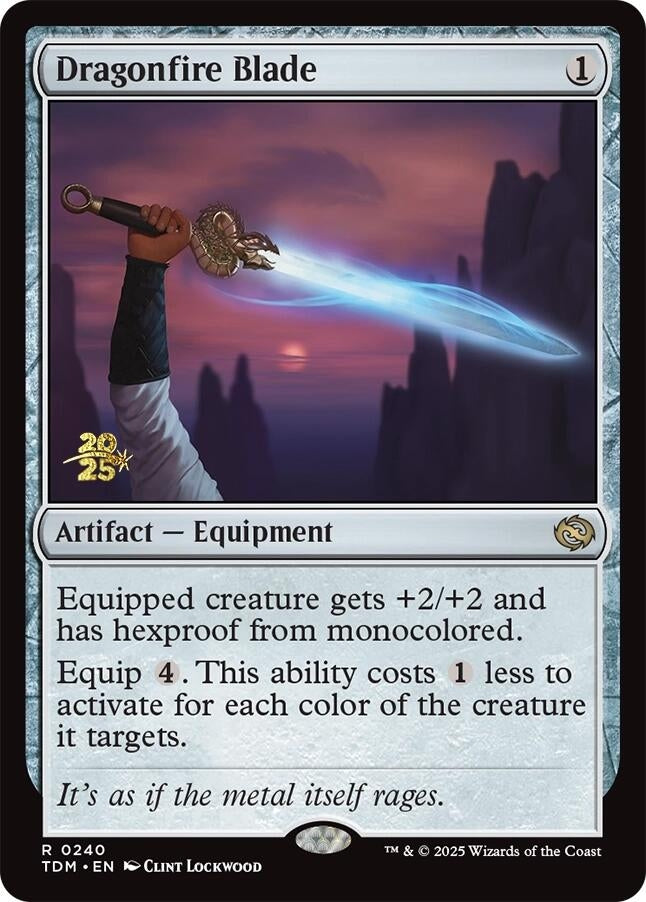 Image for Dragonfire Blade (240) - Magic: The Gathering