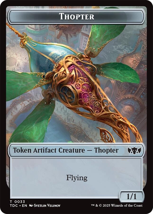 Image for Thopter // Bird Double-Sided Token (33 // 2) - Magic: The Gathering
