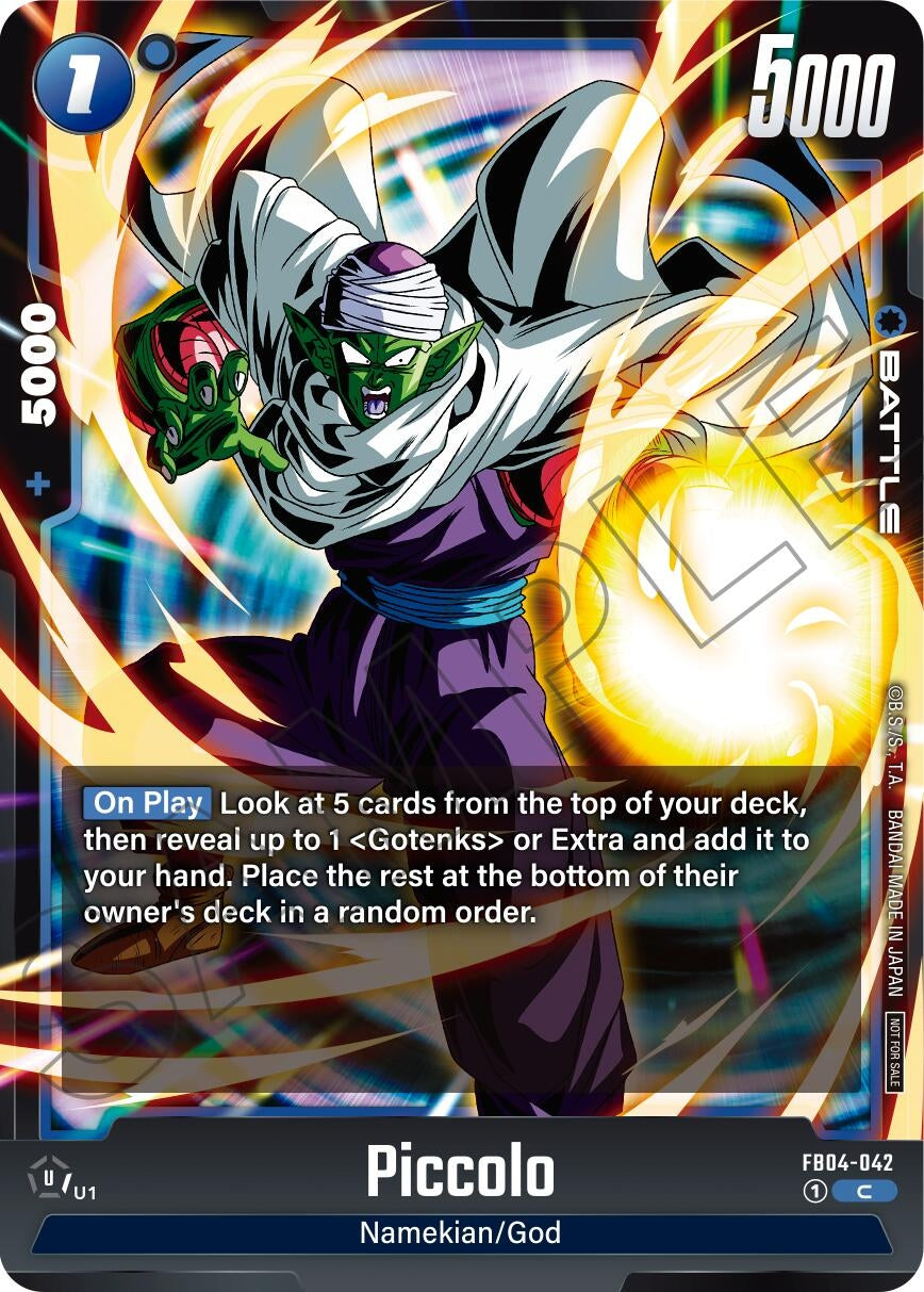 Image for Piccolo (Limited Pack 01) (FB04-042) [Tournament and Championship Promos] - Dragon Ball Super: Fusion World