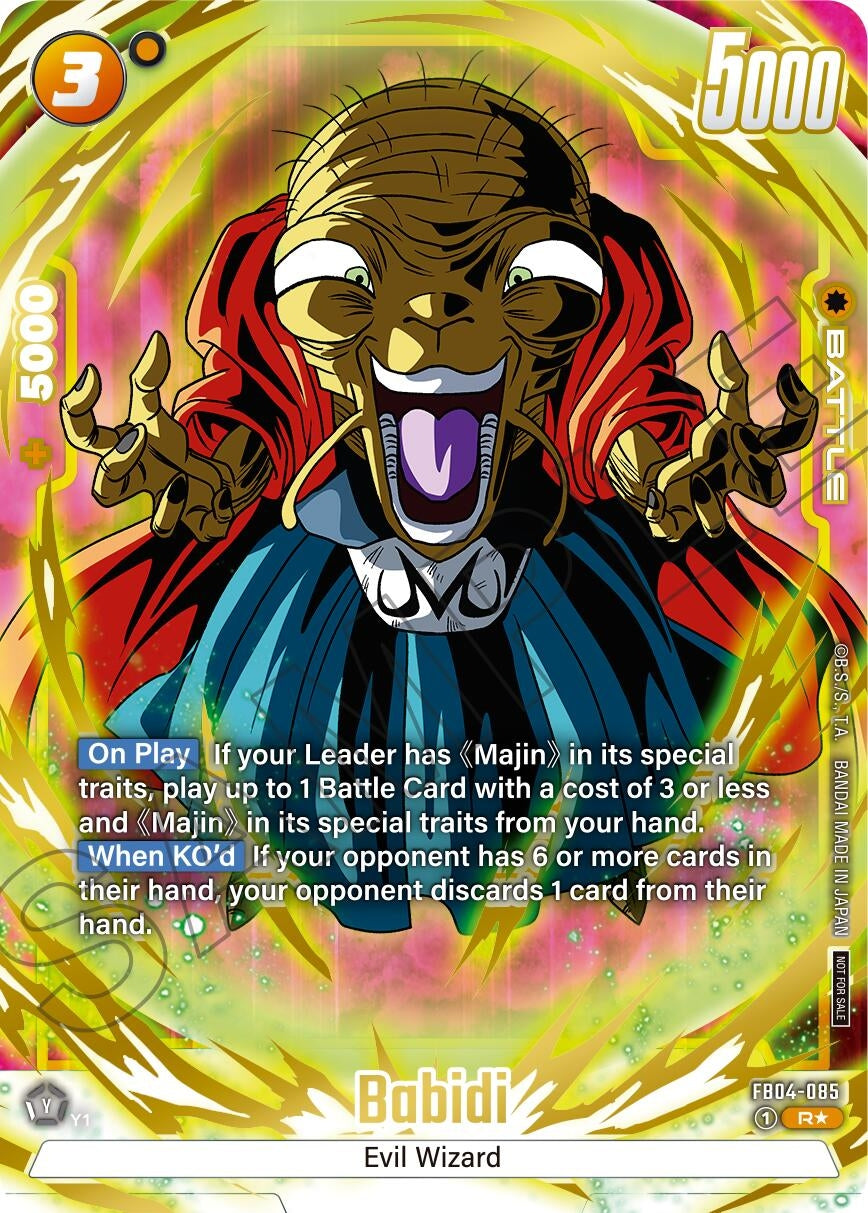 Image for Babidi (Alternate Art) (Limited Pack 01) (FB04-085) [Tournament and Championship Promos] - Dragon Ball Super: Fusion World