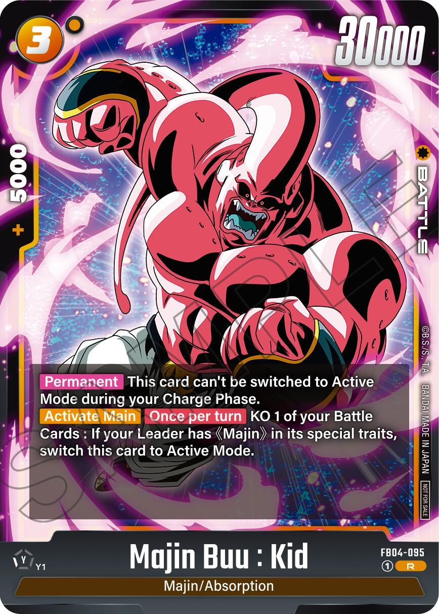 Image for Majin Buu : Kid (Limited Pack 01) (FB04-095) [Tournament and Championship Promos] - Dragon Ball Super: Fusion World