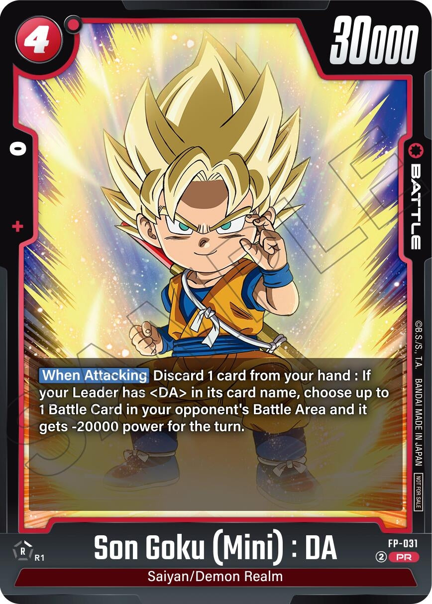 Image for Son Goku (Mini) : DA (Promotion Pack Vol.5) (FP-031) [Tournament and Championship Promos] - Dragon Ball Super: Fusion World