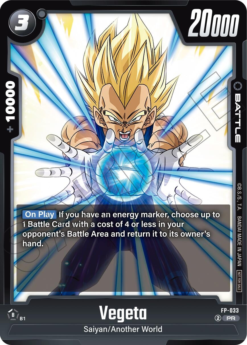 Image for Vegeta (Promotion Pack Vol.5) (FP-033) [Tournament and Championship Promos] - Dragon Ball Super: Fusion World