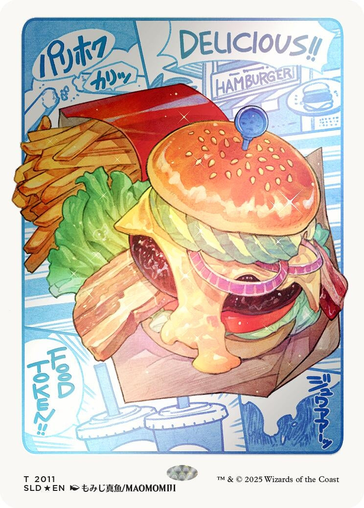 Image for Food Token (2011) (Rainbow Foil) (2011) - Magic: The Gathering